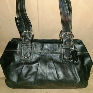 Coach F13732 Black Satchel